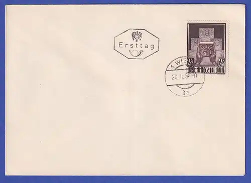 Österreich 1956 Österreich in der UNO  Mi.-Nr. 1025 auf dekorativem FDC