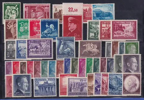 Dt. Reich 1941 Kompletter Jahrgang Mi.-Nr. 762-810 postfrisch **