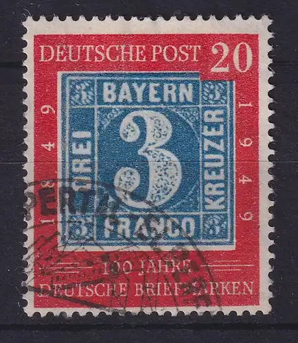 Bund 1949 - 100 Jahre Deutsche Briefmarken Mi.-Nr. 114 gestempelt WUPPERTAL