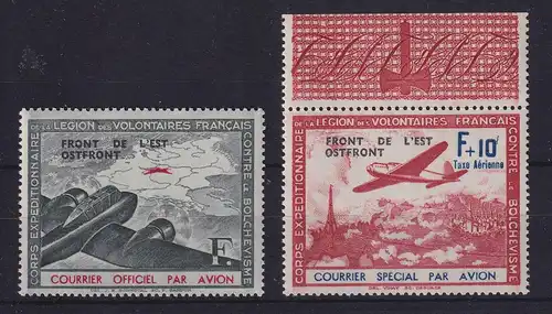 Dt. Besetzung 2.WK Frankreich Legion gegen Bolschewismus Mi.-Nr. IV - V **