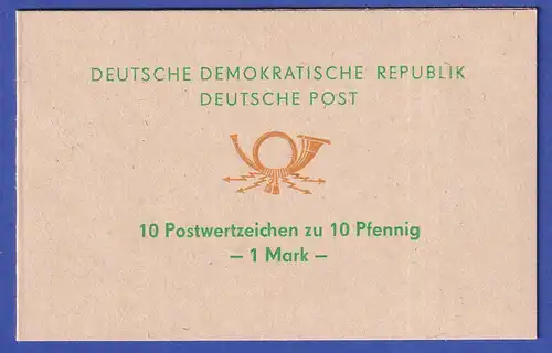DDR Sondermarkenheftchen Mi.-Nr. SMHD 1 c postfrisch **