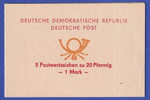 DDR Sondermarkenheftchen Mi.-Nr. SMHD 2 a postfrisch **