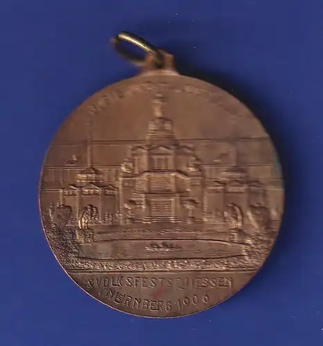 Bayern Medaille Prinzregent Luitpold Volksfestschießen Nürnberg 1906
