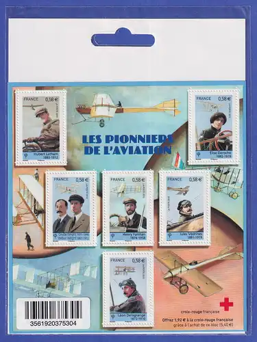 Frankreich 2010 Pioniere der Luftfahrt Mi.-Nr. Block 134 postfrisch **