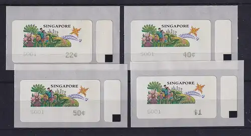 Singapur Metric-SAM-ATM Sunny Singapore Mi.-Nr. 8 Satz 22-40-50-$1 **