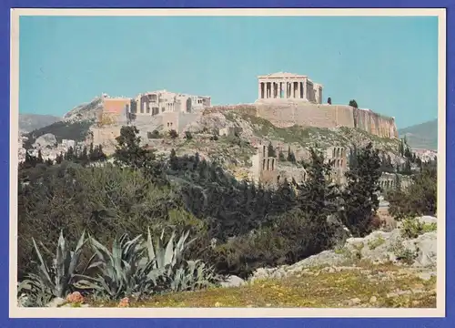 AK Griechenland Athen Blick auf die Akropolis