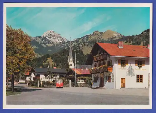 AK Bayern Bayrischzell mit Blick auf den Wendelstein