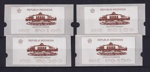 Indonesien ATM 1. Ausgabe 1994  Aut.Nr. 0002 Satz 4 Werte ** 