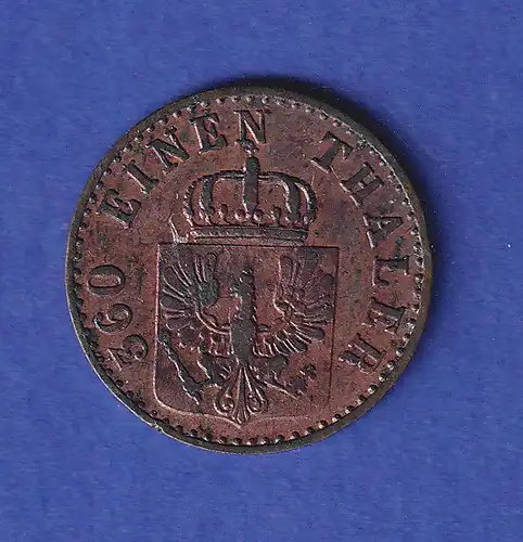 Preußen Kursmünze 1 Pfennig 1851 A