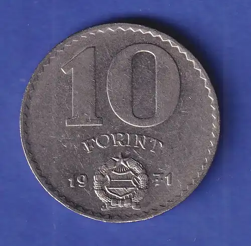Ungarn Kursmünze 10 Forint 1971