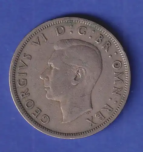 Großbritannien Kursmünze Half Crown König George VI. 1947