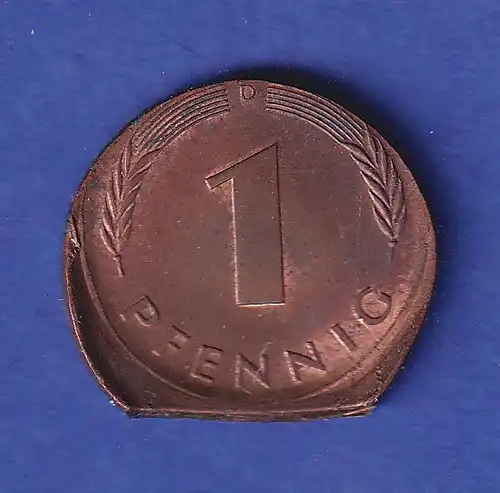 Bundesrepublik 1 Pfennig Verprägung 1971 D