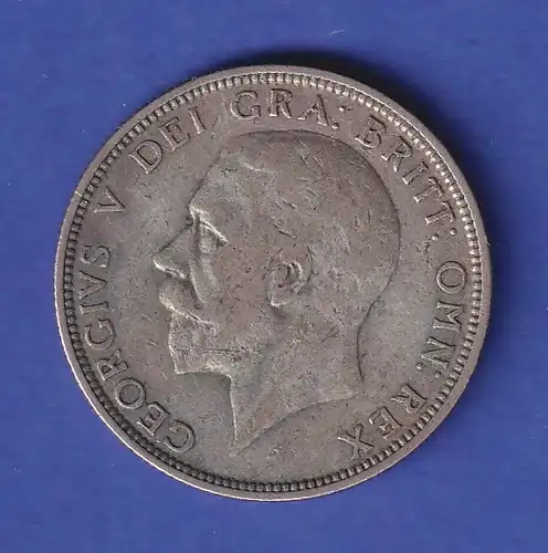 Großbritannien Silbermünze One Florin König George V. 1947