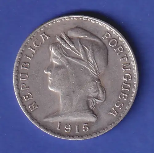 Portugal Silbermünze 1 Escudo 1915