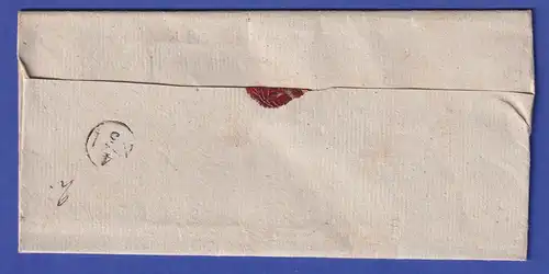 Preußen Vorphila-Brief mit Zweizeiler ZEMPELBURG, nach 1825