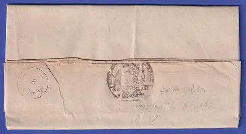 Preußen Vorphila-Brief mit Zweizeiler WOLLSTEIN, 1849