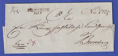 Preußen Vorphila-Brief mit Zweizeiler POLN. CRONE nach 1825