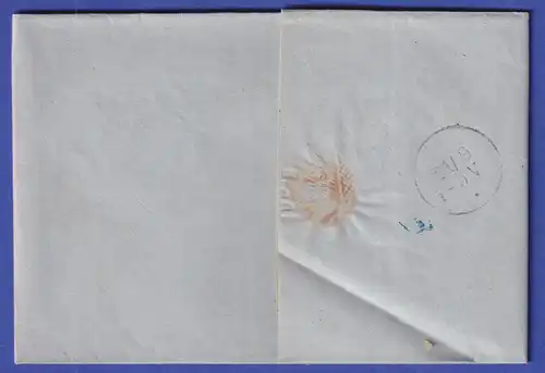 Preußen Brief mit Zweikreisstempel COELN, 1854