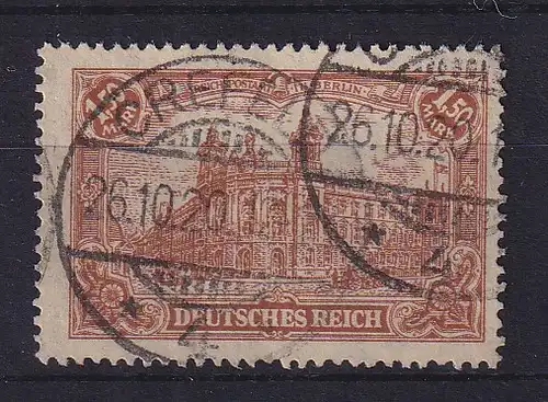 Dt. Reich 1,50 Mark Mi.-Nr. A 114 b gestempelt gepr. INFLA BERLIN