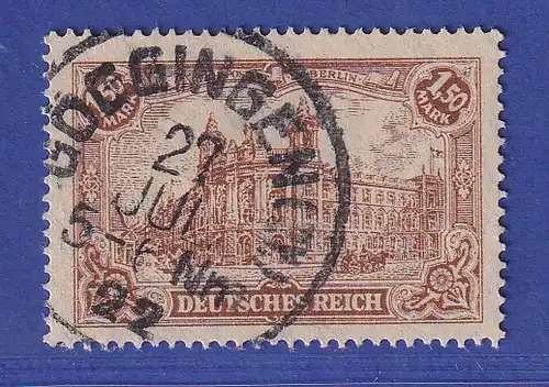Dt. Reich 1,50 Mark Mi.-Nr. A 114 c gestempelt gepr. INFLA BERLIN