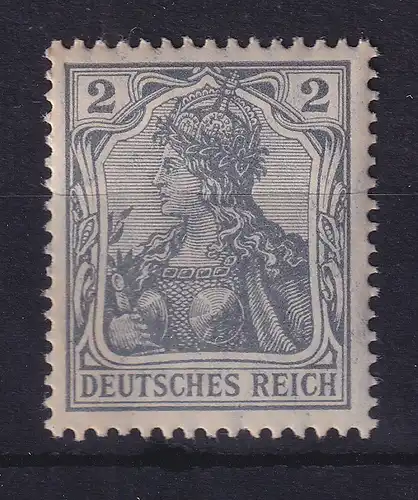 Dt. Reich Germania Friedensdruck 2 Pf Mi.-Nr. 83 I postfrisch **