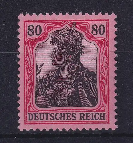Dt. Reich Germania Kriegsdruck 80 Pf Mi.-Nr. 93 II b postfrisch **