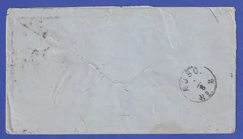 Deutsches Reich kl. Brustschild 1 Groschen Mi.-Nr. 4 auf Brief aus HOEHR