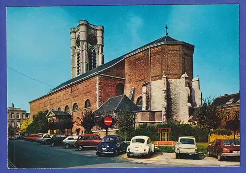 Belgien FRAMA-ATM P3036 mit ENDSTREIFEN auf R-Postkarte ATH vom 10.3.1983