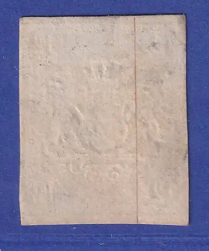 Bayern schmalrandige 12 Kreuzer Wappen Mi.-Nr. 18 mit Bahnpost-O 