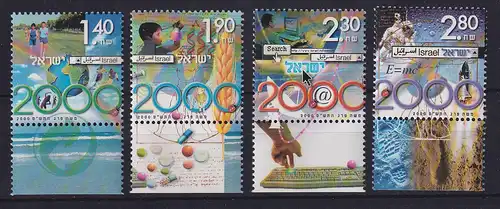 Israel 2000 Jahrtausendwende Mi.-Nr. 1541-44 ** 