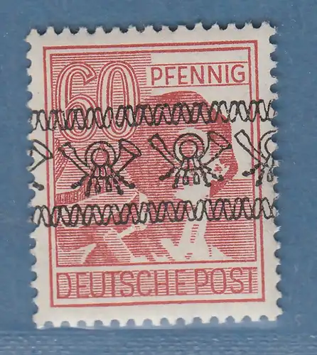 Bizone Arbeiter helle 60er Bandaufdruck Mi.-Nr. 49 Ia ** gepr. Schlegel BPP