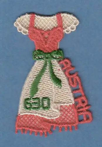 Österreich 2016 Stickerei-Sondermarke Dirndl Kleid 630c Mi.-Nr. 3285 **