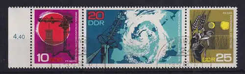 DDR 1968 Meteorologie (Mi.-Nr. 1343-1345) ZSD Mi.-Nr. W Zd 189 O FÜRSTENWALDE