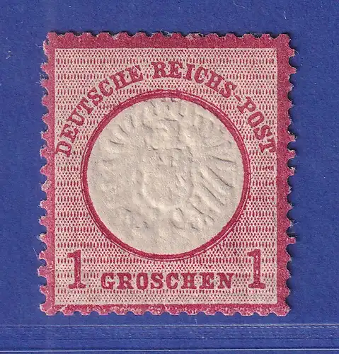 Dt. Reich gr. Brustschild 1 Groschen Mi.-Nr. 19 ungebraucht * 