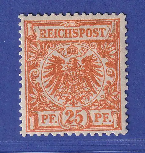 Dt. Reich Krone/Adler 25 Pfg Mi.-Nr. 49 a ungebraucht * gepr. ZENKER BPP
