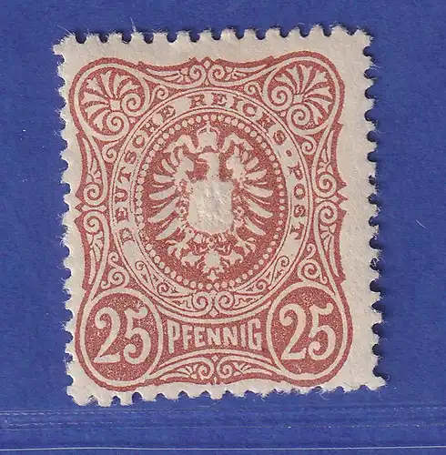 Deutsches Reich 25 Pfennig Mi.-Nr. 43 I b ungebraucht * gepr. ZENKER BPP