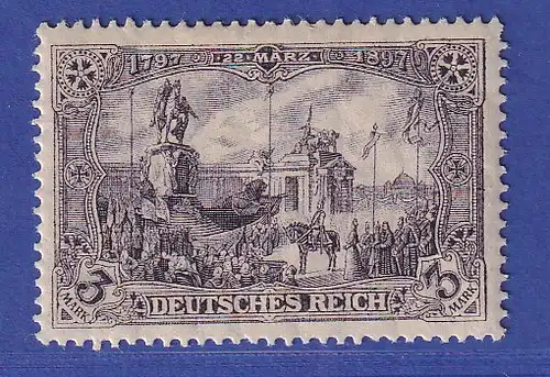 Dt. Reich 3 Mark Kriegsdruck Mi.-Nr. 96 A I a ungebraucht * gepr. JÄSCHKE BPP