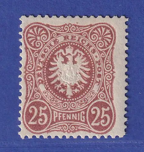 Deutsches Reich 25 Pfennig Mi.-Nr. 43 I a ungebraucht * gepr. ZENKER BPP