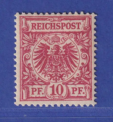 Dt. Reich Krone/Adler 10 Pfg Mi.-Nr. 47 b ungebraucht * gepr. ZENKER 