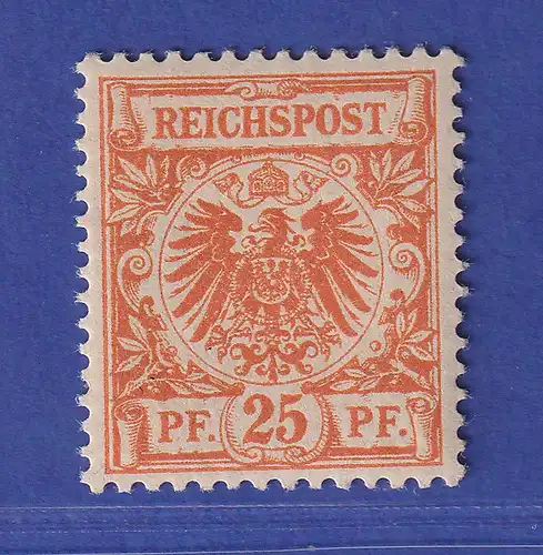 Dt. Reich Krone/Adler 25 Pfg Mi.-Nr. 49 b ungebraucht * gepr. ZENKER BPP