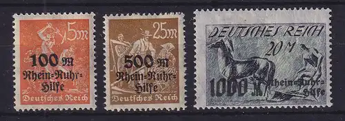 Dt. Reich 1922 Freimarke 2 Mark Posthorn braunviolett Mi.-Nr. 224 b ** gpr.
