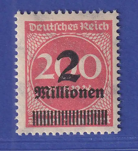 Dt. Reich 1923 Infla Freimarke Mi.-Nr. 309 PaY liegendes Wz. ** gpr.
