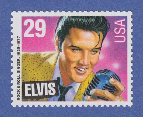 USA 1993 Briefmarke Elvis Presley 29 Cent Mi.-Nr 2336 postfrisch ** 