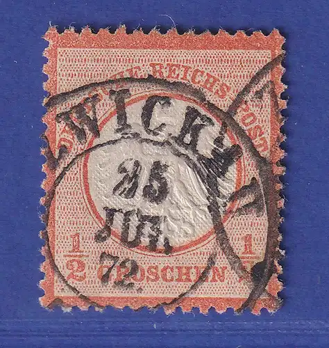 Dt. Reich kl. Brustschild 1/2 Groschen Mi.-Nr. 14 gestempelt 