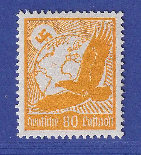 Dt. Reich 1934 Flugpostmarke Steinadler 80 Pfg Mi.-Nr. 536 y postfrisch ** 