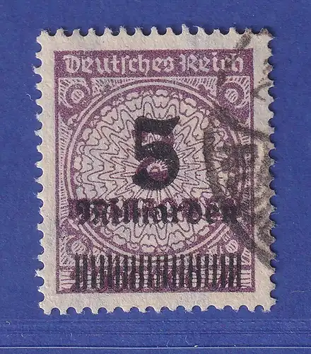 Deutsches Reich 5 Milliarden 1923 Mi.-Nr. 332 A a gestempelt gepr. INFLA Peschl