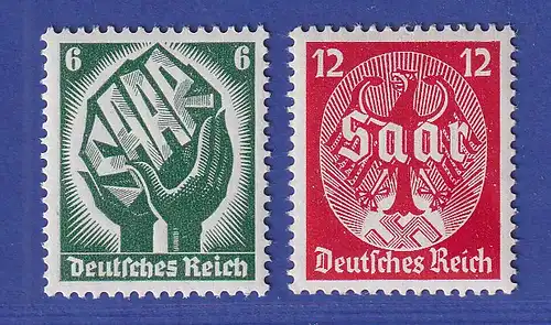 Deutsches Reich 1934 Saarabstimmung Mi.-Nr. 544-545 postfrisch ** 