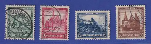 Deutsches Reich 1931 Nothilfe Bauwerke Mi.-Nr. 459-462 gestempelt