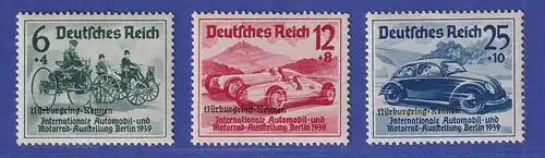 Deutsches Reich 1939 Nürburgring-Rennen Mi.-Nr. 695-697 ungebraucht *