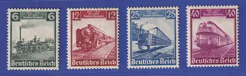 Deutsches Reich 1935  Eisenbahn  Mi.-Nr. 580-583 postfrisch **